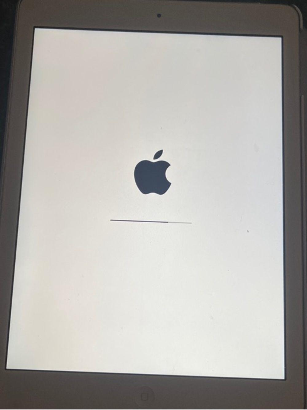 Apple iPad in White. 16G. Reset to factory settings. Case included.